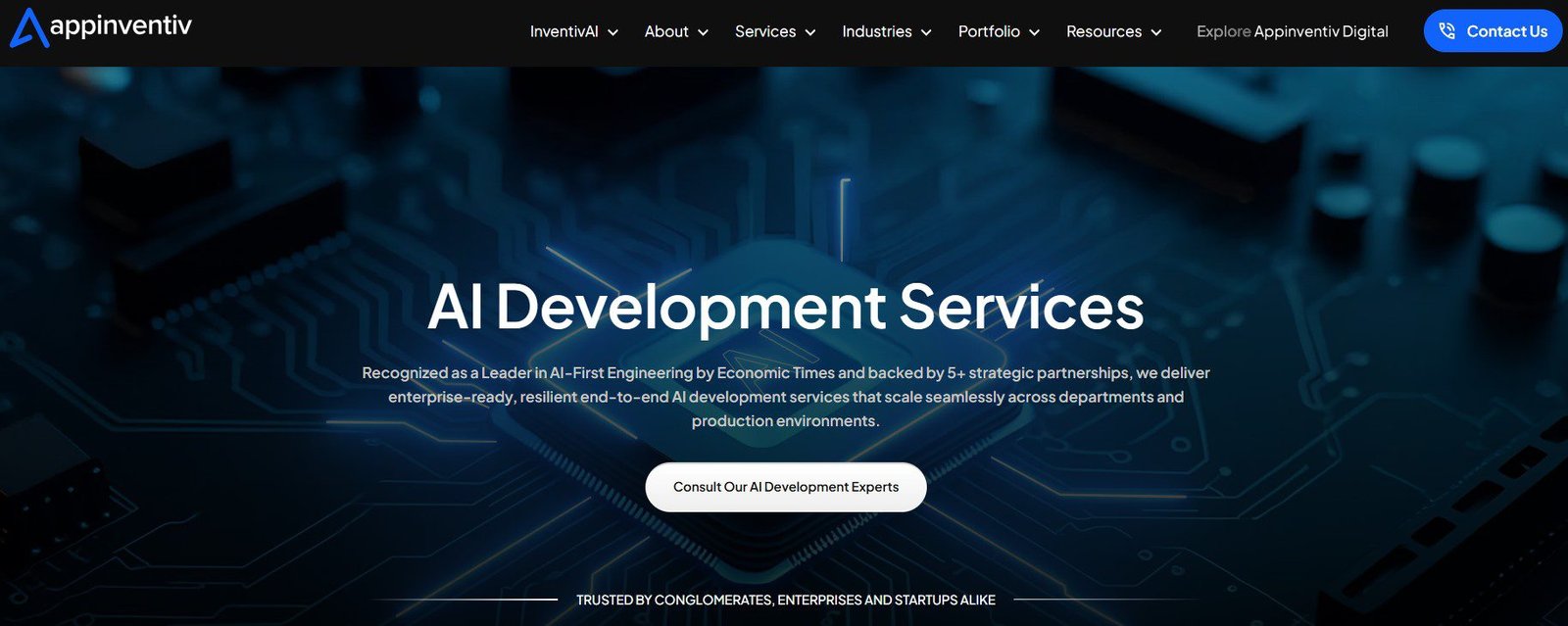 appinventiv (top 8 AI development company)