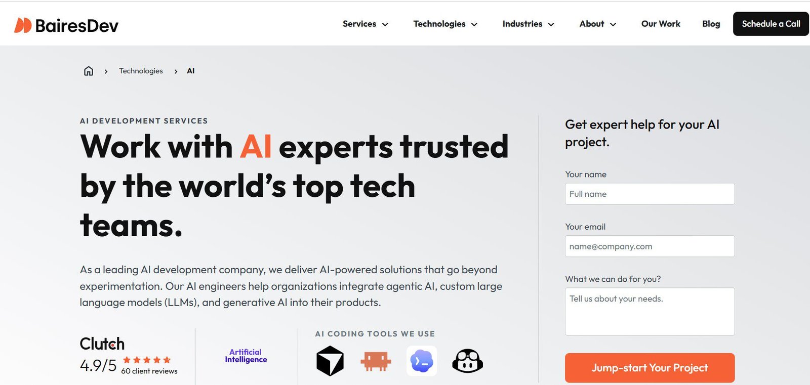 bairesdev (top 8 AI development company)