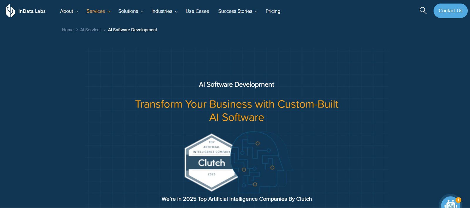 indatalabs (top 8 AI development company)