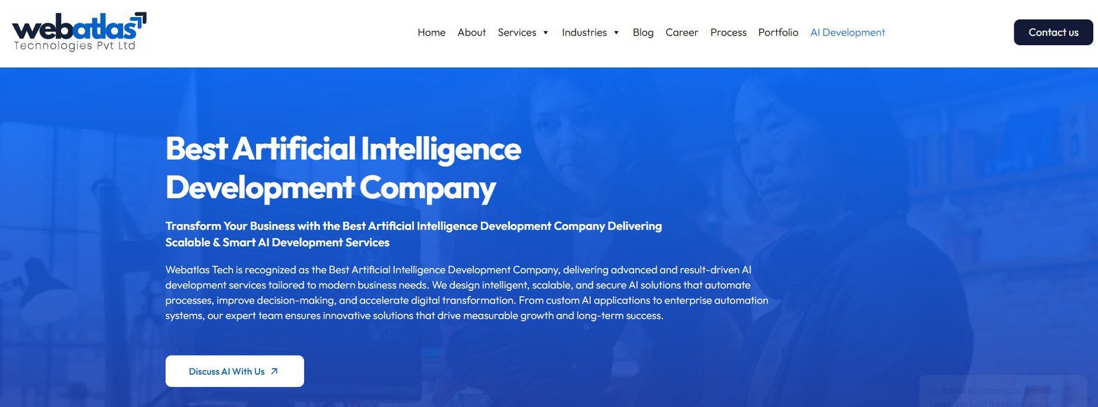 webatlas (top 8 AI development company)