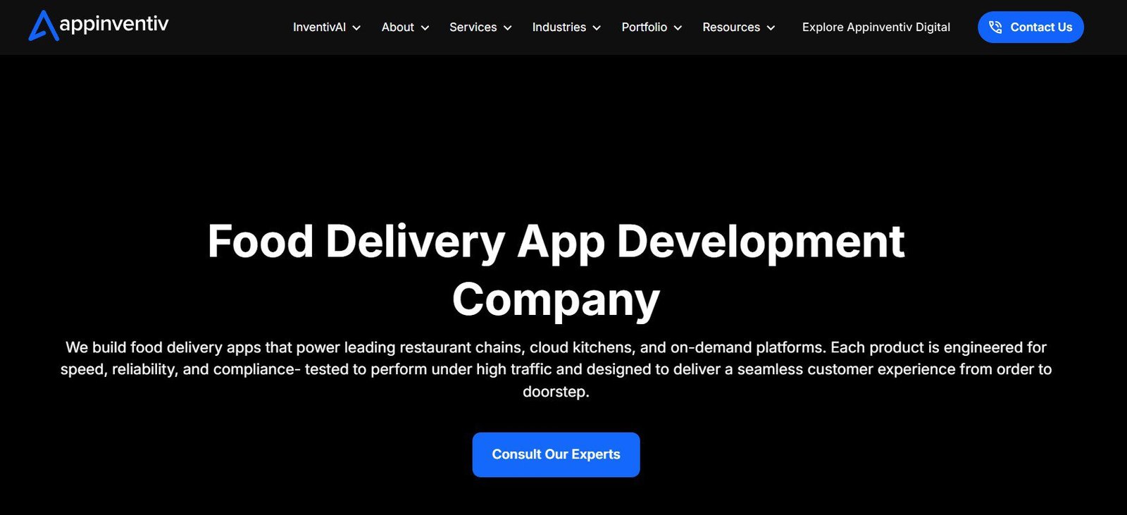 appinventiv (food delivery)