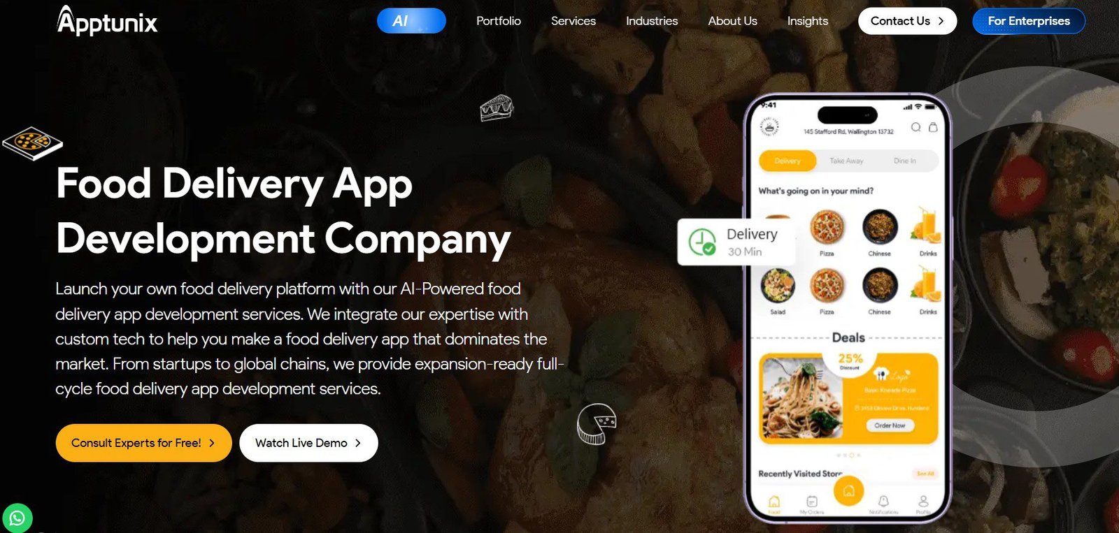 apptunix (food delivery)