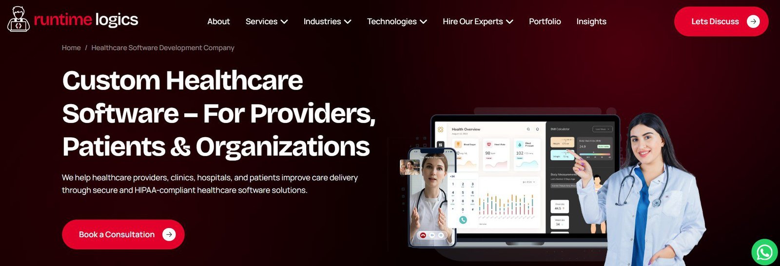 runtime logics (healthcare blog)